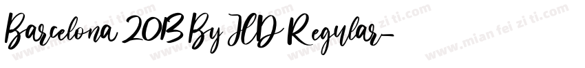 Barcelona 2013 By HD Regular字体转换